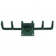 WIESZAK STALOWY ogrodowy grabie zielony