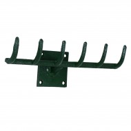 WIESZAK STALOWY ogrodowy grabie zielony