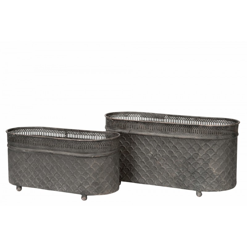 Donica Loft korytko metalowe postarzane | Wysyłka w 24h!