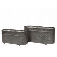 Donica Loft korytko metalowe postarzane | Wysyłka w 24h!