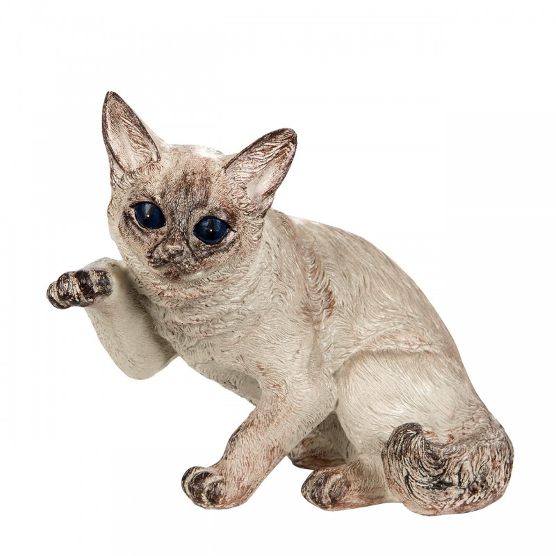 Figurka w kształcie kota beżowa| Wysyłka w 24h!