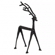 Figurka świąteczna Renifer styl nowoczesny kolor czarny | Wysyłka w 24h!