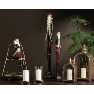 Patera Dwupoziomowa Złota Retro - Idealna na Owoce | Skandi