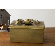 Złote Metalowe Pudełko-Podarunek od Skandi - Elegancja i Styl