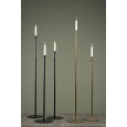 Świecznik Kandelabr Podłogowy Czarny Mat - Regulowana Wysokość - Skandi