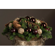 Sztuczne Jabłko Burgundowe: Idealne do Stroików i Ozdób - Skandi