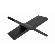 Stojak na Książki w Stylu Loft - Czarny Mat - Skandi