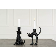 Świecznik Kandelabr w Kształcie Psa - Czarny Mat - Idealny Prezent dla Miłośników Psów