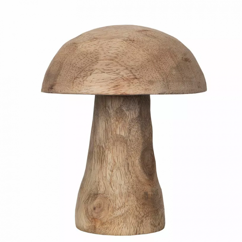 Figurka Grzyba - Drewniany Dodatek w Stylu Boho