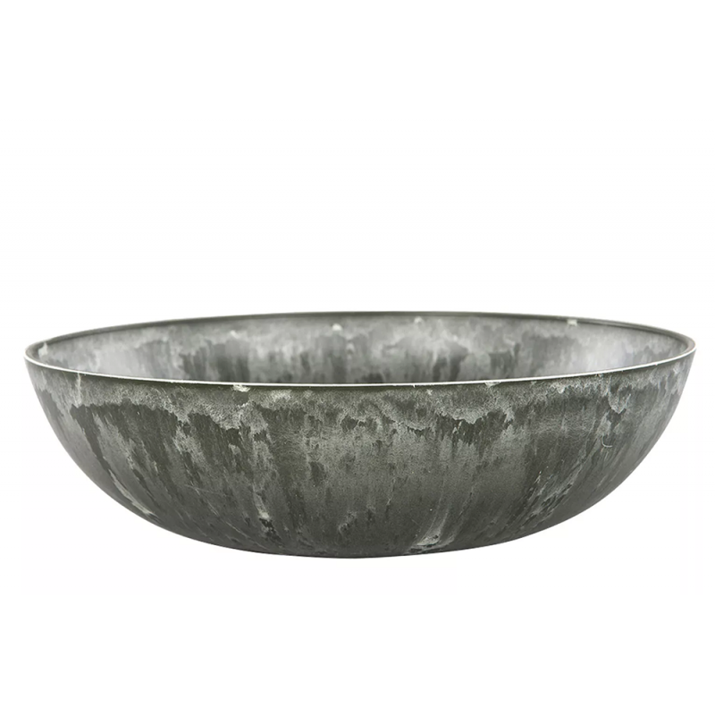 Okrągła Misa z Imitacją Marmuru - Ekologiczna, Z Tworzywa Recyklingowego