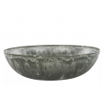 Okrągła Misa z Imitacją Marmuru - Ekologiczna, Z Tworzywa Recyklingowego