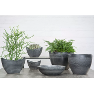 Okrągła Misa z Imitacją Marmuru - Ekologiczna, Z Tworzywa Recyklingowego