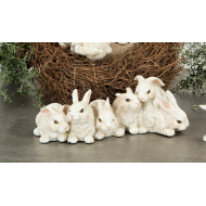 Rodzinna Figurka Zajączków - Urocza Dekoracja Wielkanocna
