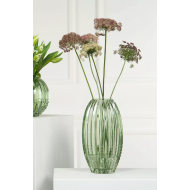 Zielony Szklany Wazon - Elegancki Akcent Dekoracyjny