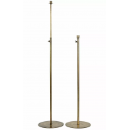 Regulowany Świecznik Kandelabr – Złoty Mat, Pasuje do Każdego Wnętrza