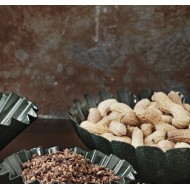 Elegancka Patera Metalowa w Odcieniu Ciemnej Zieleni - Ręcznie Wykonana