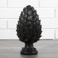 Dekoracyjna Figurka Karczocha – Luksusowy Akcent w Stylu Vintage, Kolor Stare Złoto