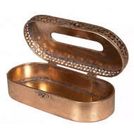 Chustecznik Metalowy w Stylu Retro Vintage – Złoty