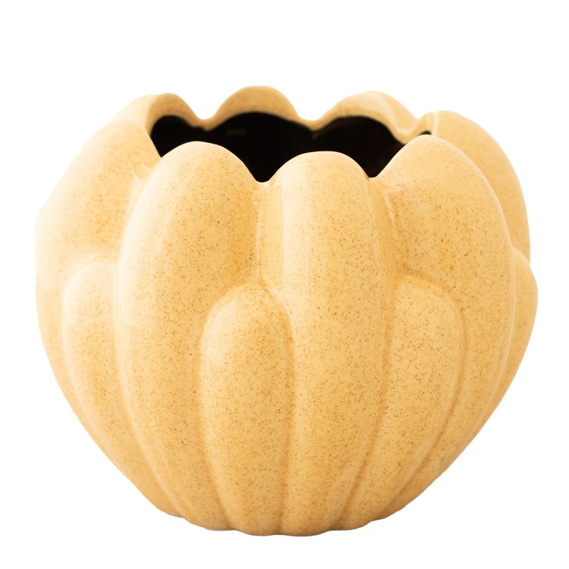 Osłonka Ceramiczna w Kształcie Kwiatu - Pomarańczowa, Idealna na Prezent