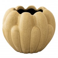 Osłonka Ceramiczna Beżowa - Elegancka, w Kształcie Kwiatu, Idealna na Prezent