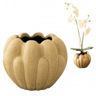 Osłonka Ceramiczna Beżowa - Elegancka, w Kształcie Kwiatu, Idealna na Prezent