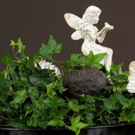 FIGURKA KARCZOCH biała / brązowa /2/