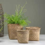 Komplet Trzech Donic Styl Boho – Naturalne i Ekologiczne Ozdoby do Domu