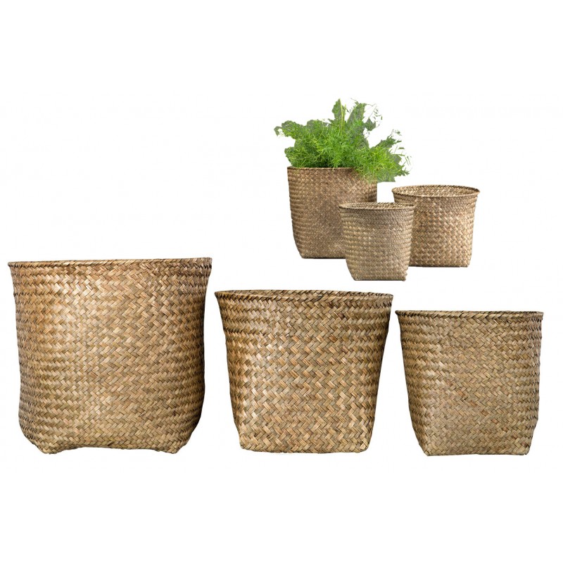 Komplet Trzech Donic Styl Boho – Naturalne i Ekologiczne Ozdoby do Domu