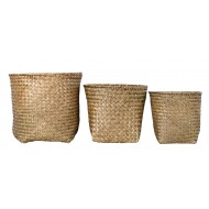 Komplet Trzech Donic Styl Boho – Naturalne i Ekologiczne Ozdoby do Domu