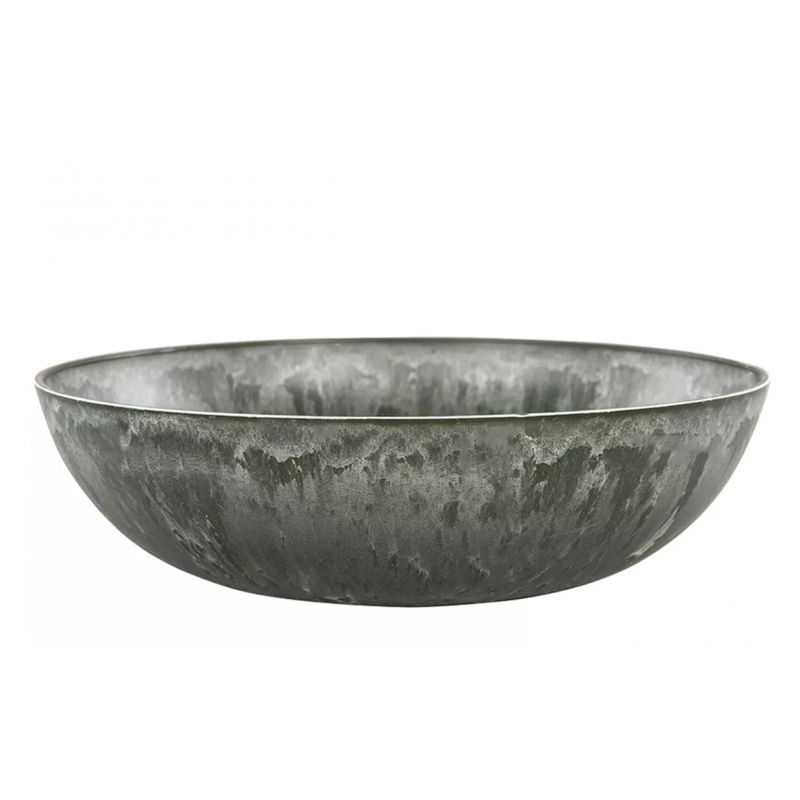 Szara Misa Dekoracyjna z Imitacją Marmuru 25cm – Elegancki Akcent w Twoim Domu