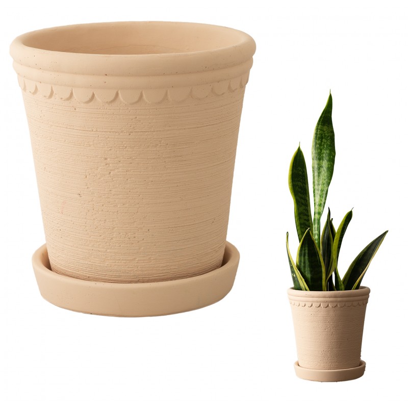 Betonowa Doniczka z Podstawką – Elegancja w Naturalnym Stylu