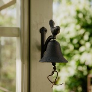 Dzwonek Ogrodowy z Figurką Ptaka – Dekoracyjny i Funkcjonalny