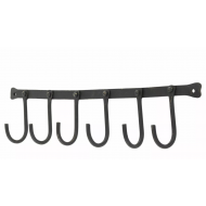 Wieszak Ścienny z 6 Haczykami – Styl Loftowy