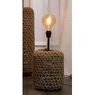 Jutowa Lampa Stołowa w Stylu Boho – Idealna do Naturalnych Wnętrz