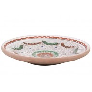 Ręcznie Malowany Ceramiczny Talerz 18 cm – Piękne i Kolorowe Wzory