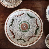 Ręcznie Malowany Ceramiczny Talerz 18 cm – Piękne i Kolorowe Wzory