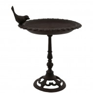 Żeliwne Poidełko dla Ptaków – Trwały Czarny Dodatek