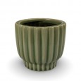 Zielona Doniczka Ceramiczna – Idealna na Sukulenty i Aloesy