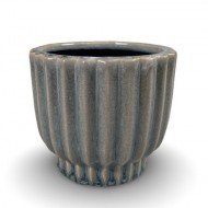 Błękitna Doniczka Ceramiczna 10.5cm – Idealna do Bonsai i Sukulentów