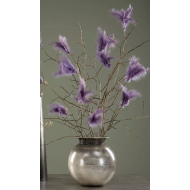 Srebrny Wazon Metalowy 25cm – Styl Loftowy z Charakterem