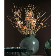 Zielony Wazon Metalowy 25cm – Elegancki i Praktyczny Dodatek do Wnętrz