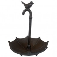 Żeliwne Poidełko dla Ptaków w Kształcie Parasolki – Elegancki Dodatek do Ogrodu
