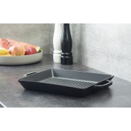 Żeliwna Patelnia Grillowa – Idealna na Wszystkie Typy Kuchenek i do Piekarnika