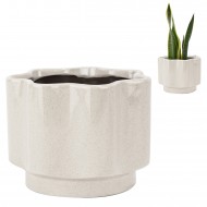 Biała Ceramiczna Doniczka – na parapet do salonu