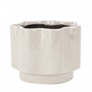 Biała Ceramiczna Doniczka – na parapet do salonu