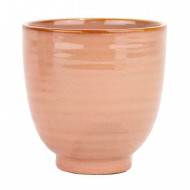 Doniczka Ceramiczna Łososiowo-Różowa – Idealna do Roślin Domowych