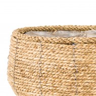 Komplet Doniczek Boho z Suszonej Trawy – Naturalne Piękno i Funkcjonalność