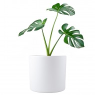 Biała Matowa Osłonka Ceramiczna Maria – Stylowy Dodatek do Wnętrza