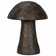 Brązowa figurka grzyba, imitacja drewna, wodoodporna, do domu i ogrodu, 12x16 cm