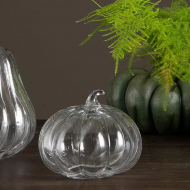 FIGURKA DYNIA szklana przezroczysta 14cm